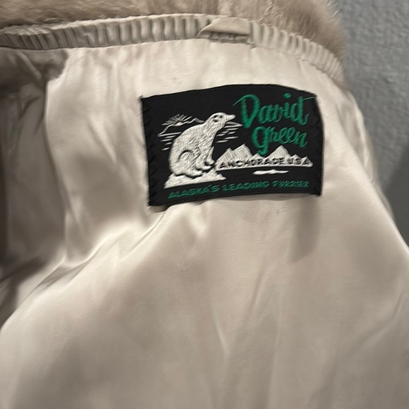 David Green Mink Fur Coat in Gray Vintage - Picture 7 of 12